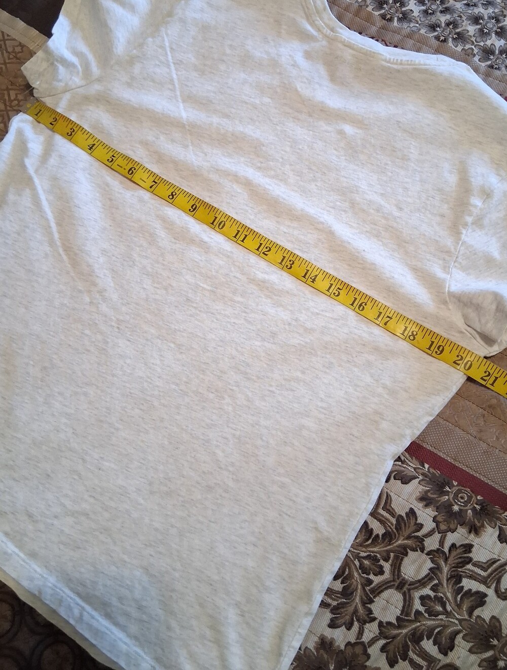 Athleta Classic Crew T-Shirt Set - White & Light Gray SzL  Women Summer Soft - Picture 8 of 16